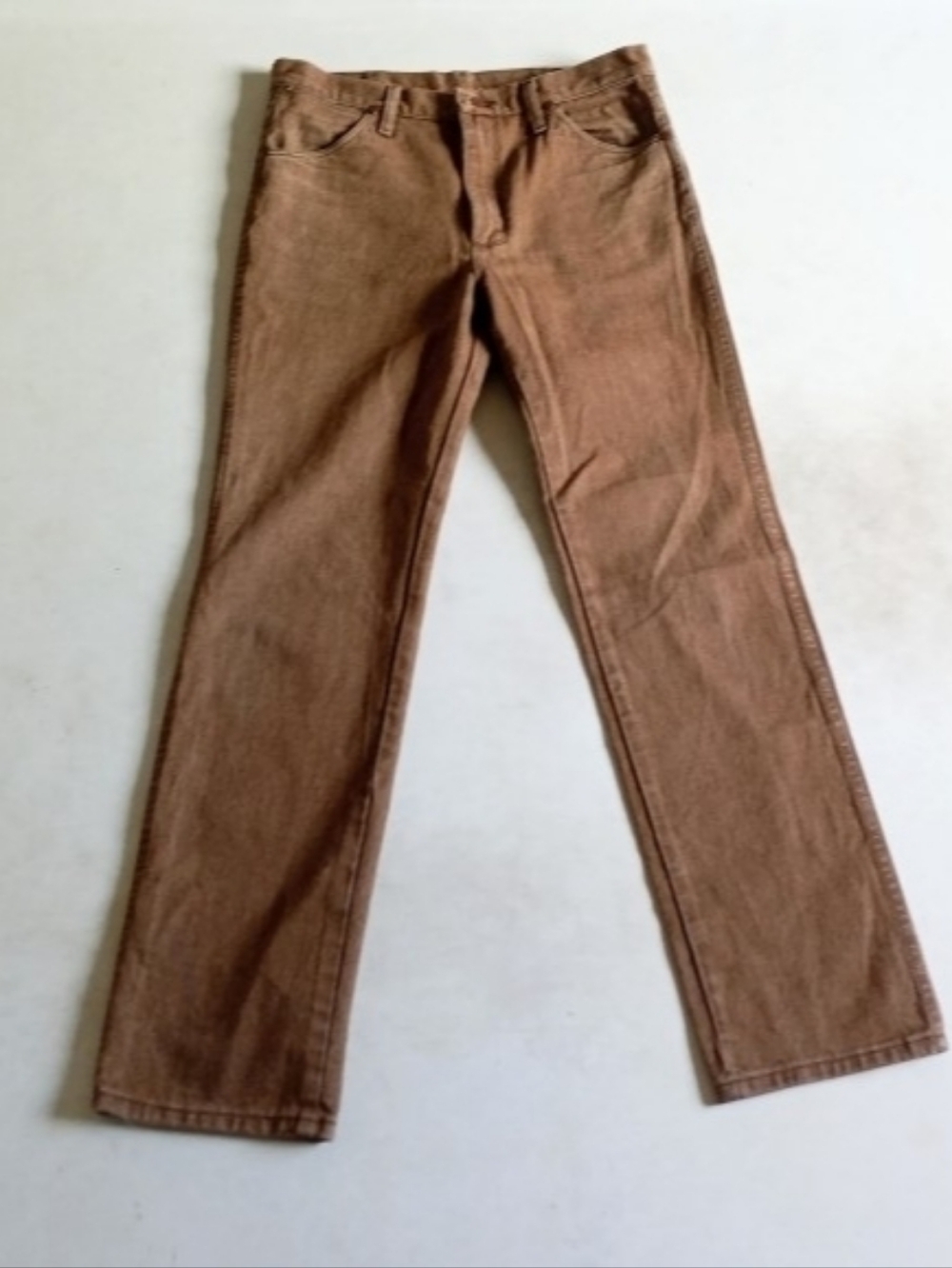 Wrangler vintage 1990s brown straight leg jeans